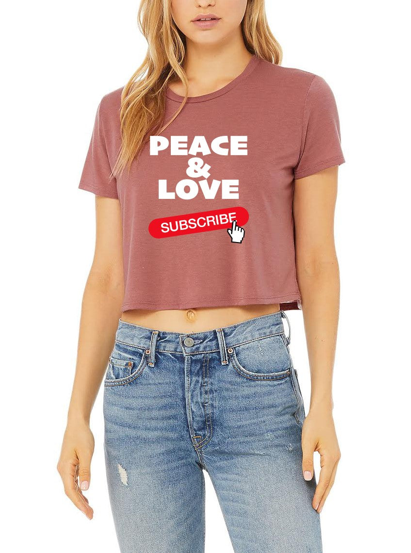 Silver Lightning Apparel Peace and Love Flowy Top