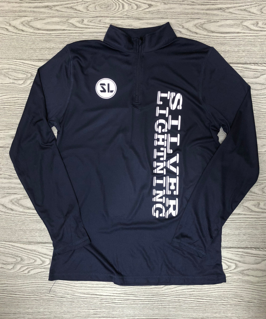 SL Quarter Wicking Zip Long Sleeve Reflective Pullover